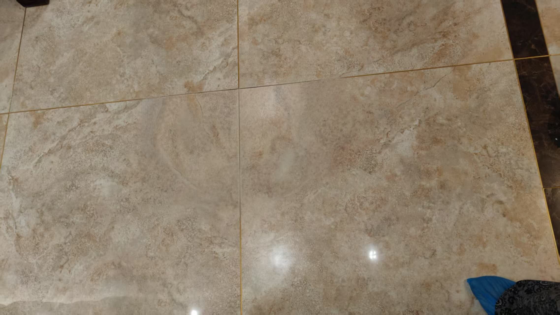 After ceramic tile repair