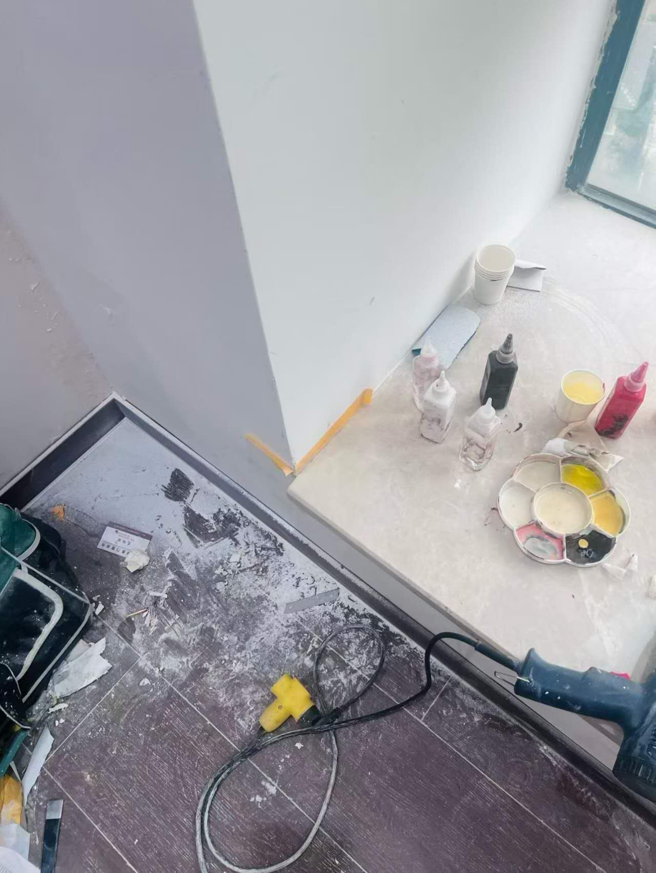 After countertop repair