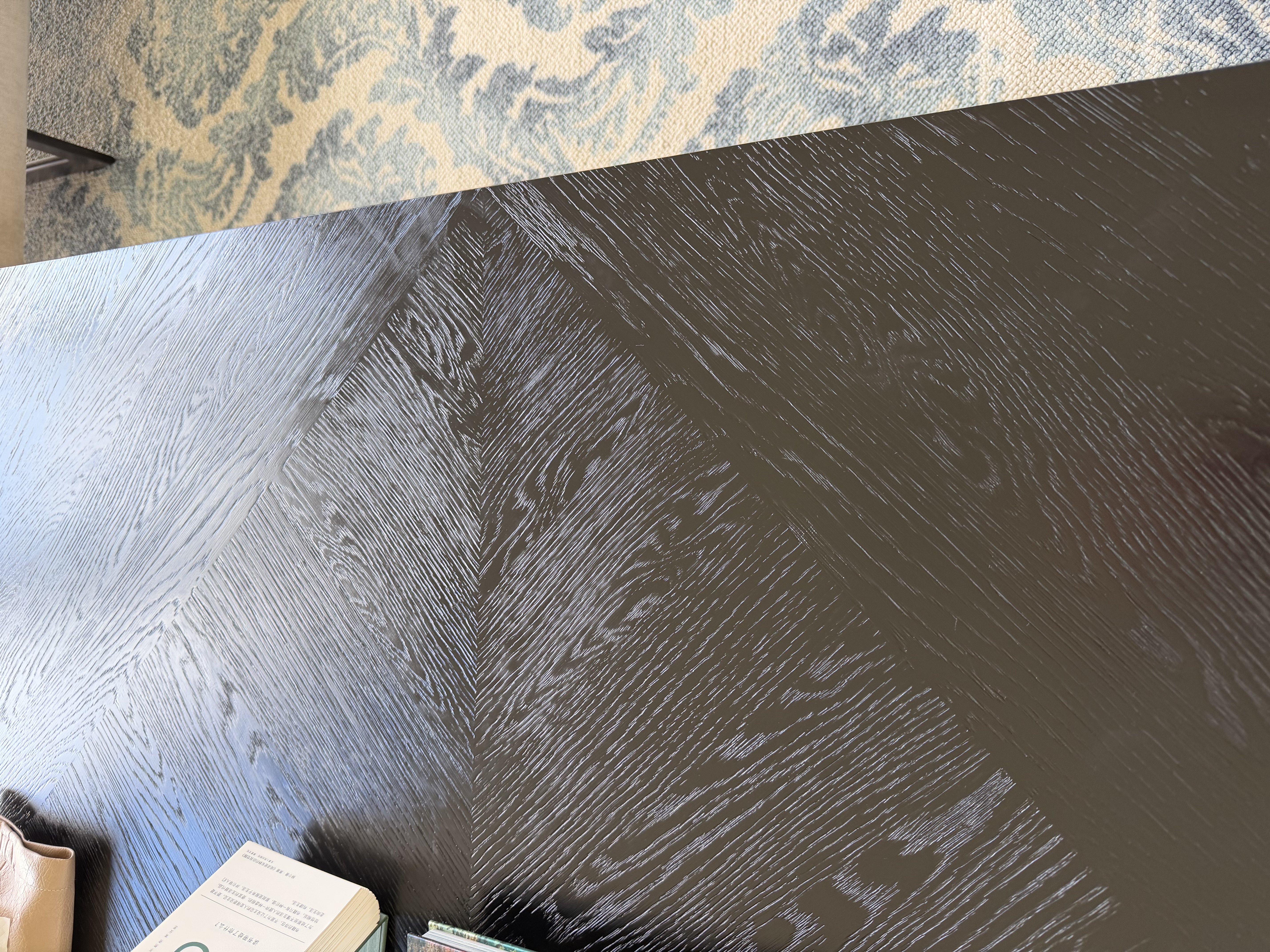 After furniture burn repair