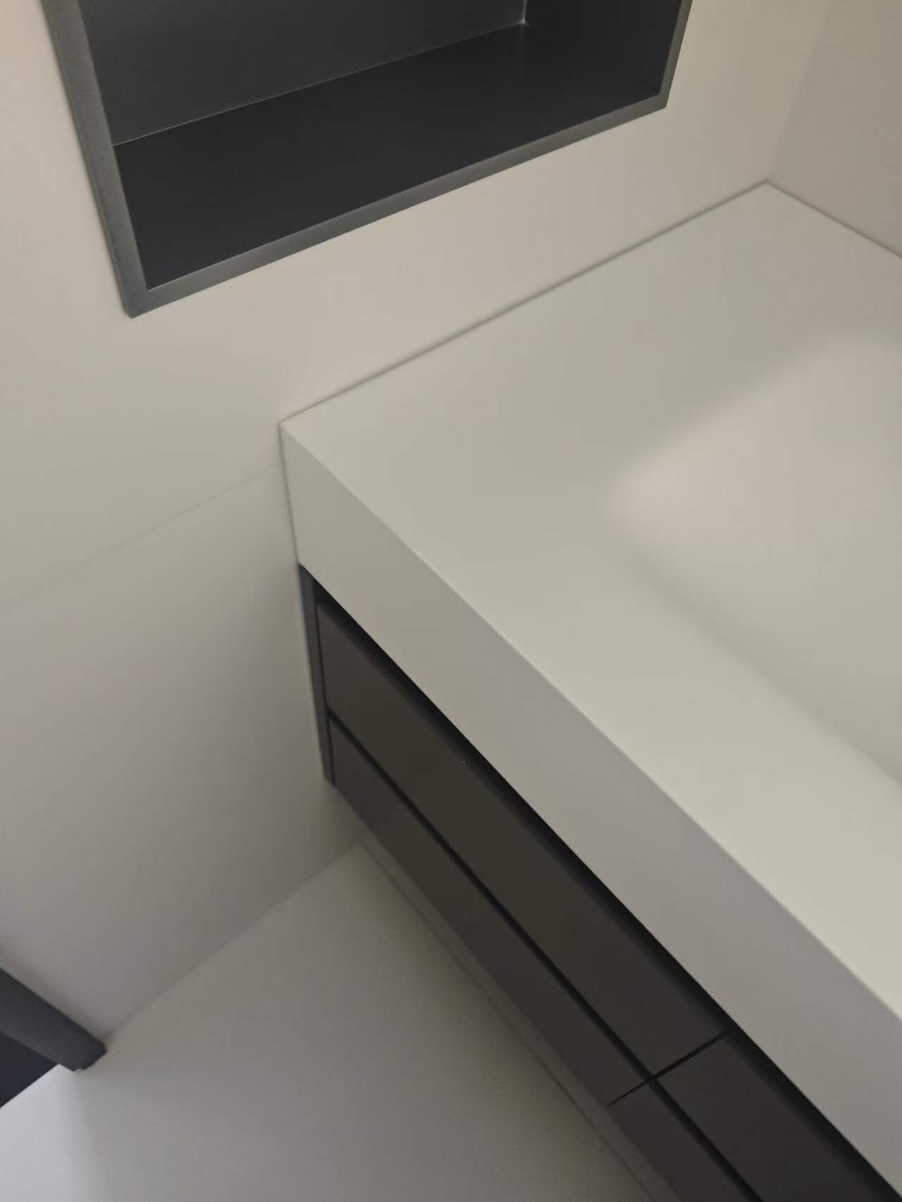 After vanity top repair