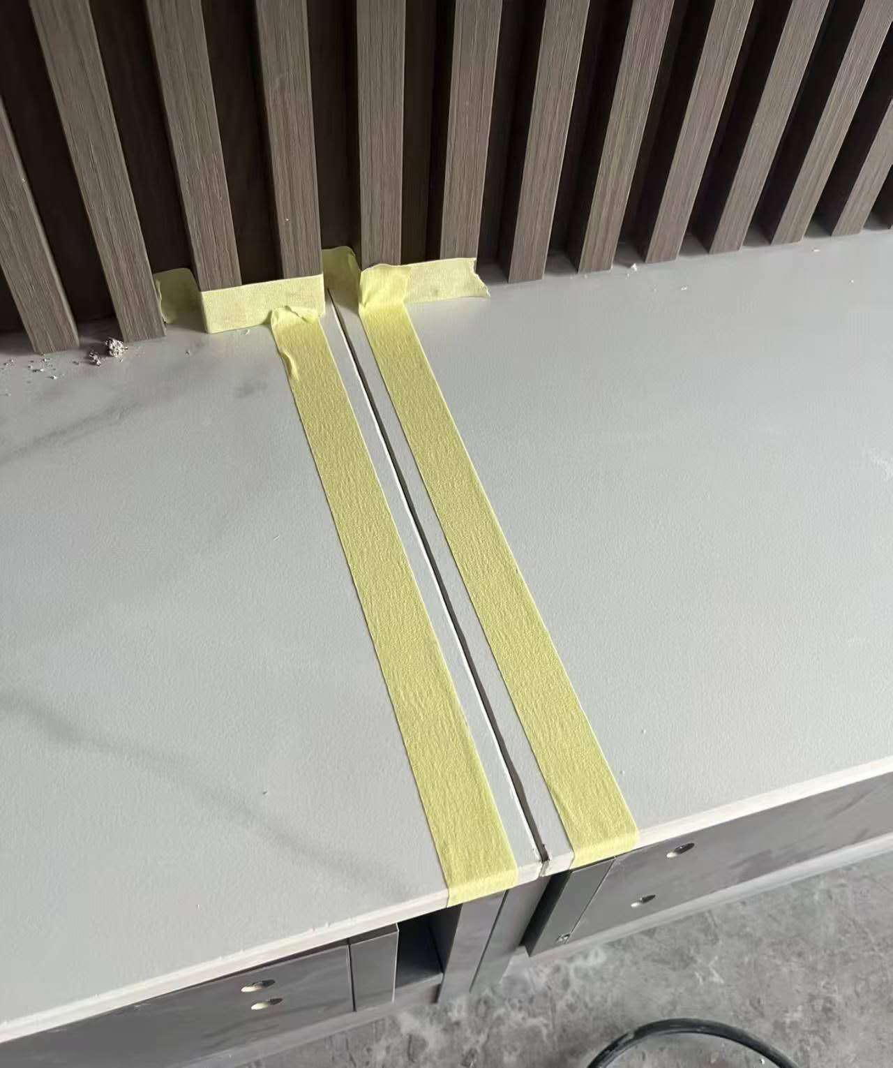 Before joinery top repair