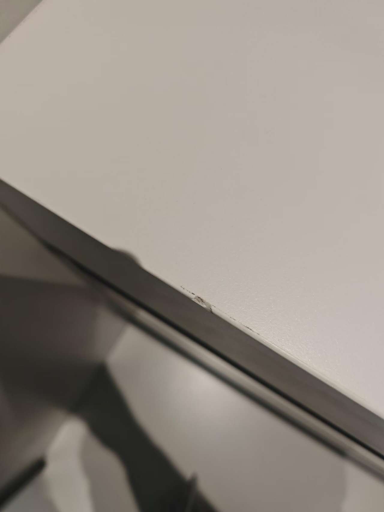 Before vanity top repair